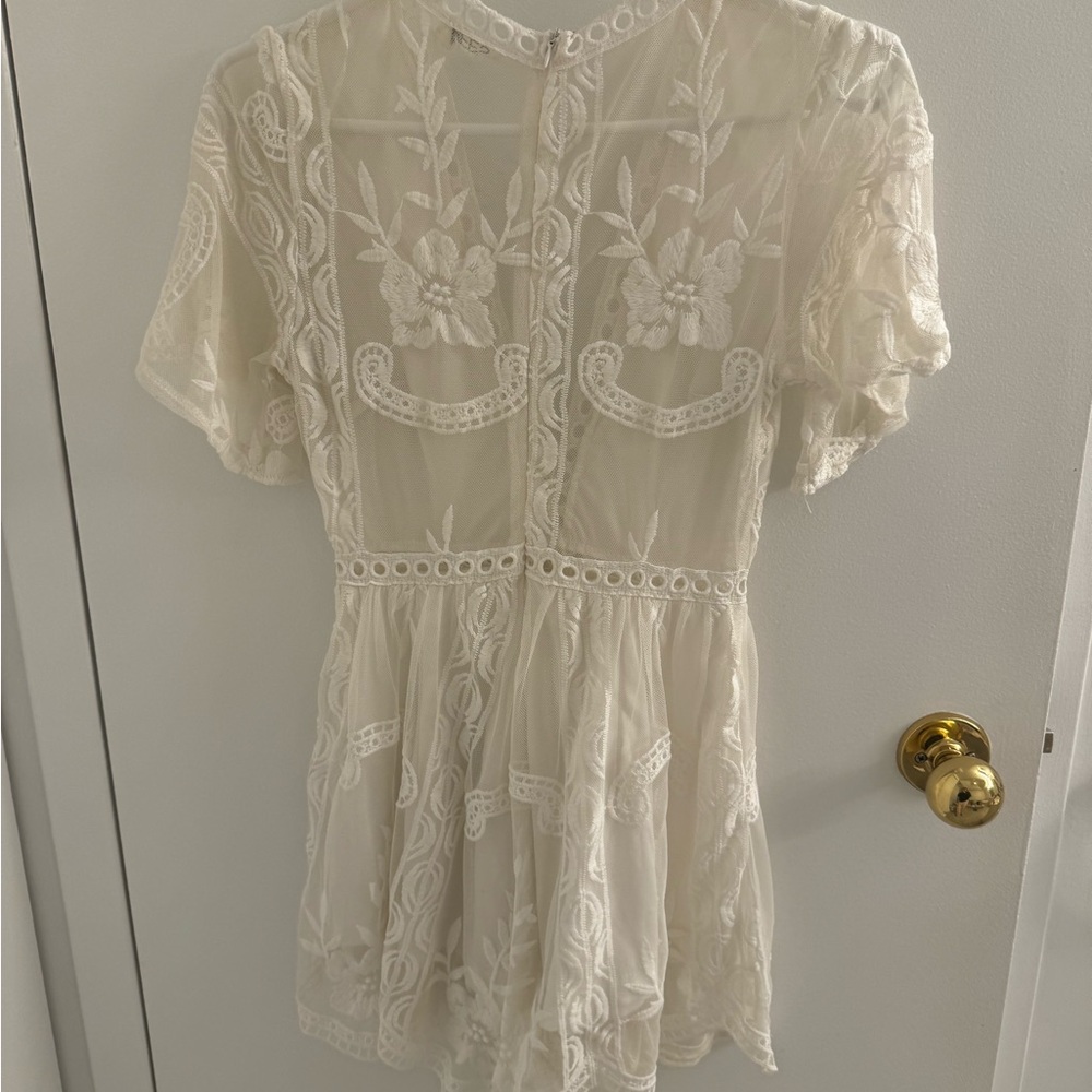 White Romper - Picture 3 of 3